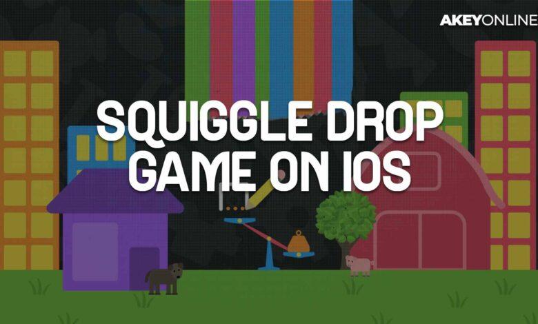 Squiggle Drop Simulator Game on IOS